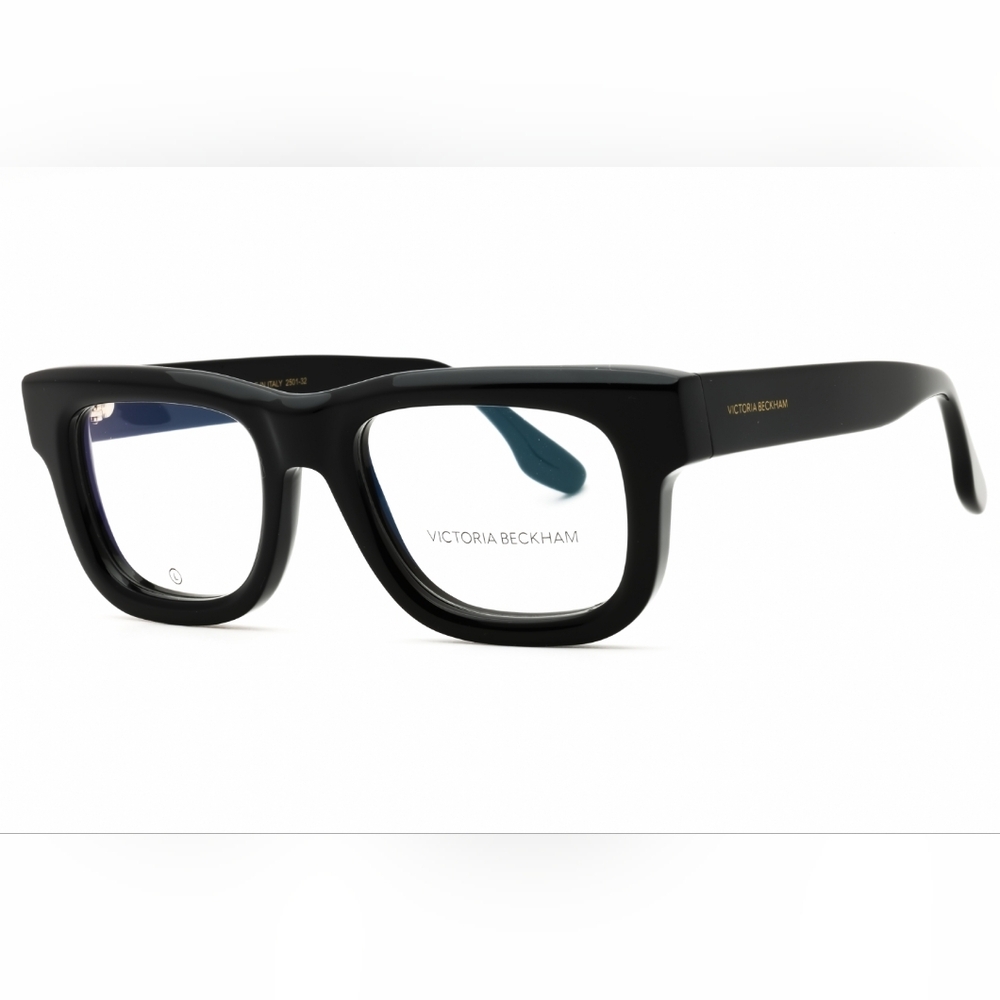 NWT, Victoria Beckham VB2671,  BLACK/Clear Demo Lens, Size51X19X145.